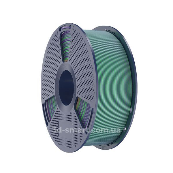 Філамент Silk PLA+ Dual Color 1.75мм зелений фіолетовий, 1кг ФР-00012143 фото