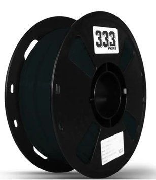 Філамент PETG 1.75мм чорний/Black, 333Print, 3кг НФ-00000188 фото
