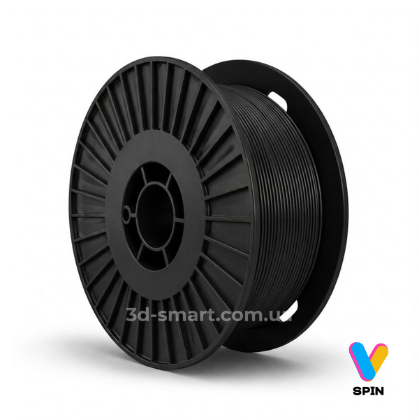 Філамент PETG 1.75 мм Чорний (Black) у наборі 4&times;3 кг SPIN  НФ-00000192 фото
