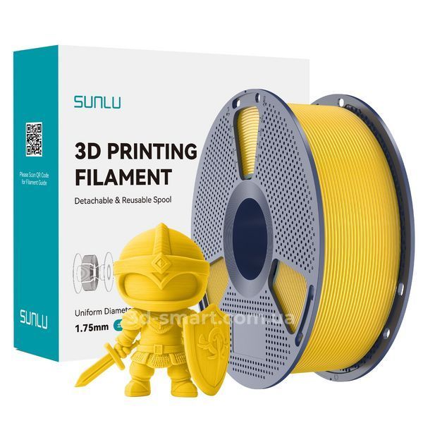 Філамент PETG жовтий Vivid Yellow 1 кг ФР-00012058 фото