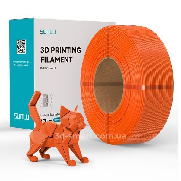 Філамент REFILLS PETG 1.75мм Помаранчевий, 1кг ФР-00012260 фото