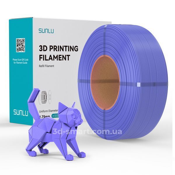 Філамент REFILLS PETG 1.75мм фіолетовий лавандовий, 1кг НФ-00000093 фото