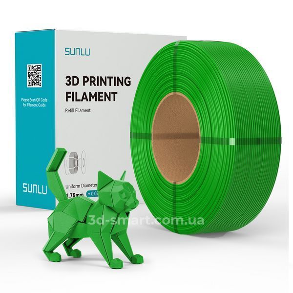 Філамент REFILLS PETG 1.75мм Зелений, 1кг ФР-00012266 фото