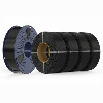 Філамент PETG 1.75мм чорний, 4+1 кг (набір) ФР-00012315 фото