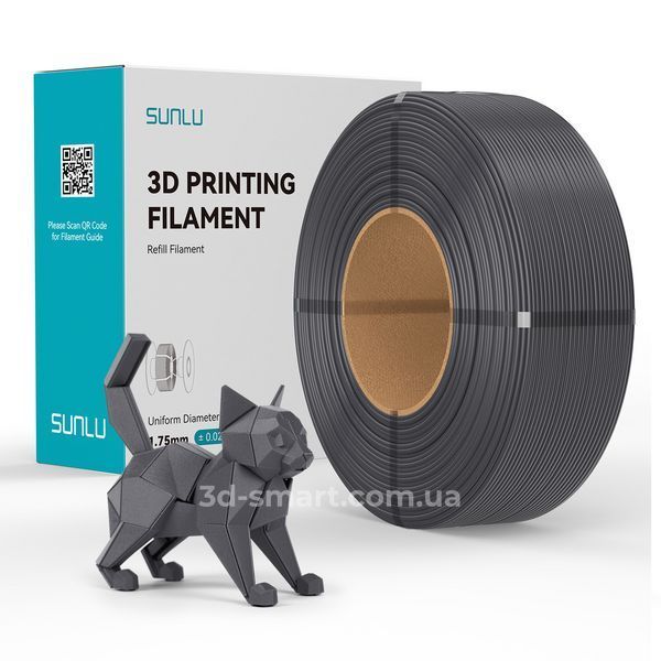 Філамент REFILLS PETG 1.75мм Асфальт, 1кг ФР-00012179 фото