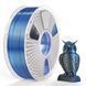 Філамент Silk PLA+ Dual Color 1.75мм чорний синій, 1кг ФР-00012140 фото 1